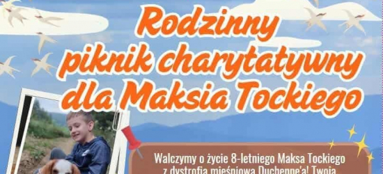 Trzy Krzyże, Jedno Serce – marsz i piknik charytatywny w Baligrodzie dla Maksa Tockiego