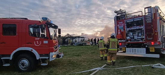 Groźny pożar w Berezce. W akcji 6 zastępów straży pożarnej [VIDEO, ZDJĘCIA]