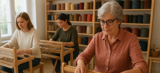 JUTRO: Warsztaty tkackie i cerowania artystycznego w Wujskiem