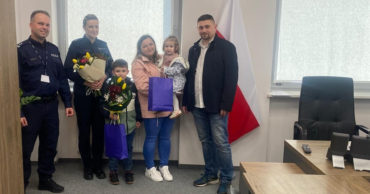 REGION. Wzruszające podziękowania dla policjantów. Uratowali 1,5-roczną dziewczynkę