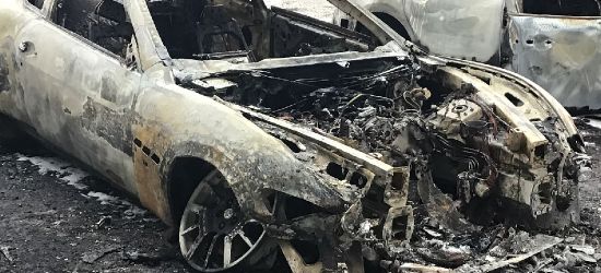 Nad Sanem spłonęły trzy samochody! (VIDEO, ZDJĘCIA)