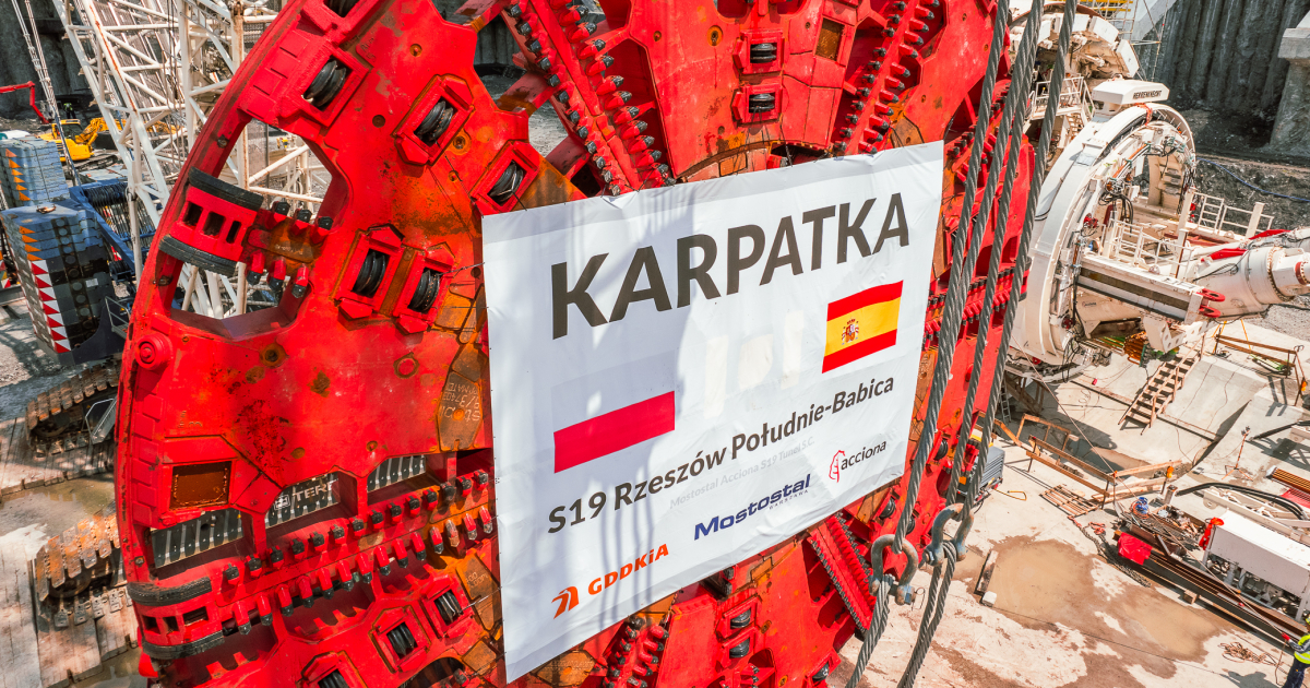 Zakończenie drążenia pierwszej nitki tunelu S19 Rzeszów Południe-Babica. OGLĄDAJ NA ŻYWO