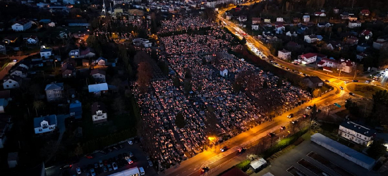 SANOK: Cmentarz Centralny z lotu ptaka (ZDJECIA)