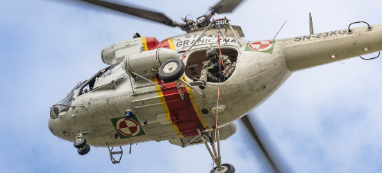 Pogranicznicy ćwiczyli desant z helikoptera (ZDJĘCIA)