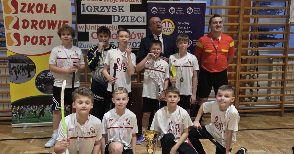UNIHOKEJ: Szkoła Podstawowa nr 9 w Sanoku Mistrzem Województwa Podkarpackiego!