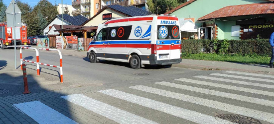 SANOK. Potrącenie dziecka przy szkole. Trwa akcja służb (ZDJĘCIA)