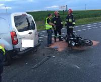 PODKARPACIE: Śmiertelny wypadek pod Rzeszowem. Nie żyje 24-letni motocyklista. Zderzenie zarejestrowała kamera (VIDEO, ZDJĘCIA)