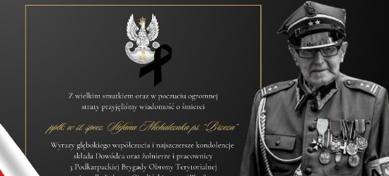 Na wieczną wartę odszedł ppłk. w stanie spoczynku Stefan Michalczak ps. „Brzoza”