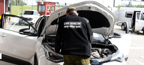 GRANICA Z UKRAINĄ : Przybiera fala przemytu kradzionych w Polsce aut, motocykli i sprzętu budowlanego