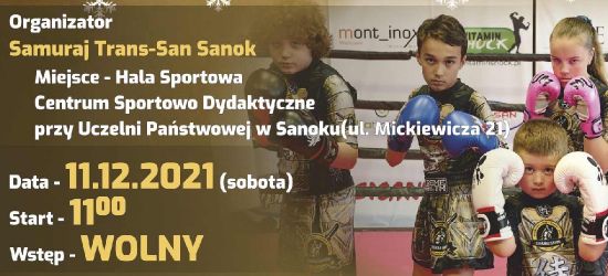 Mikołajkowy turniej Samuraja w kickboxingu dla dzieci i kadetów