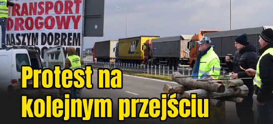 MEDYKA: Protest przewoźników i rolników na przejściu granicznym! (ZDJĘCIA)