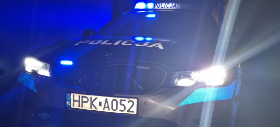 BLIZNE: Zignorował policję i gwałtownie przyspieszył!