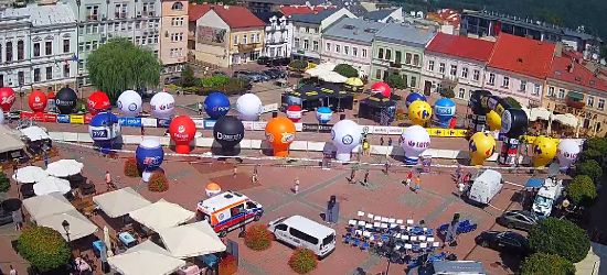 Tour de Pologne NA ŻYWO z sanockiego Rynku! (VIDEO)