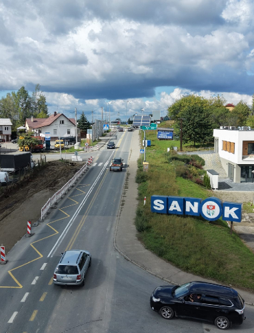 UWAGA KIEROWCY! Czasowe zamknięcie ul. Łany w Sanoku [VIDEO Z LOTU PTAKA]