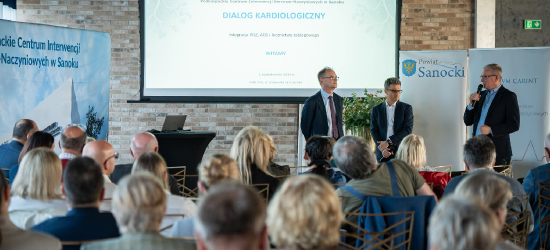 Nowoczesna kardiologia i lepsza opieka dla pacjentów. Ważne spotkanie lekarzy w Sanoku [ZDJĘCIA]