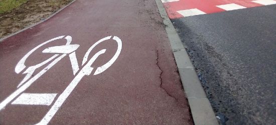 INTERWENCJA / SANOK: Pierwsze pęknięcia na nowych ścieżkach rowerowych (ZDJĘCIA)