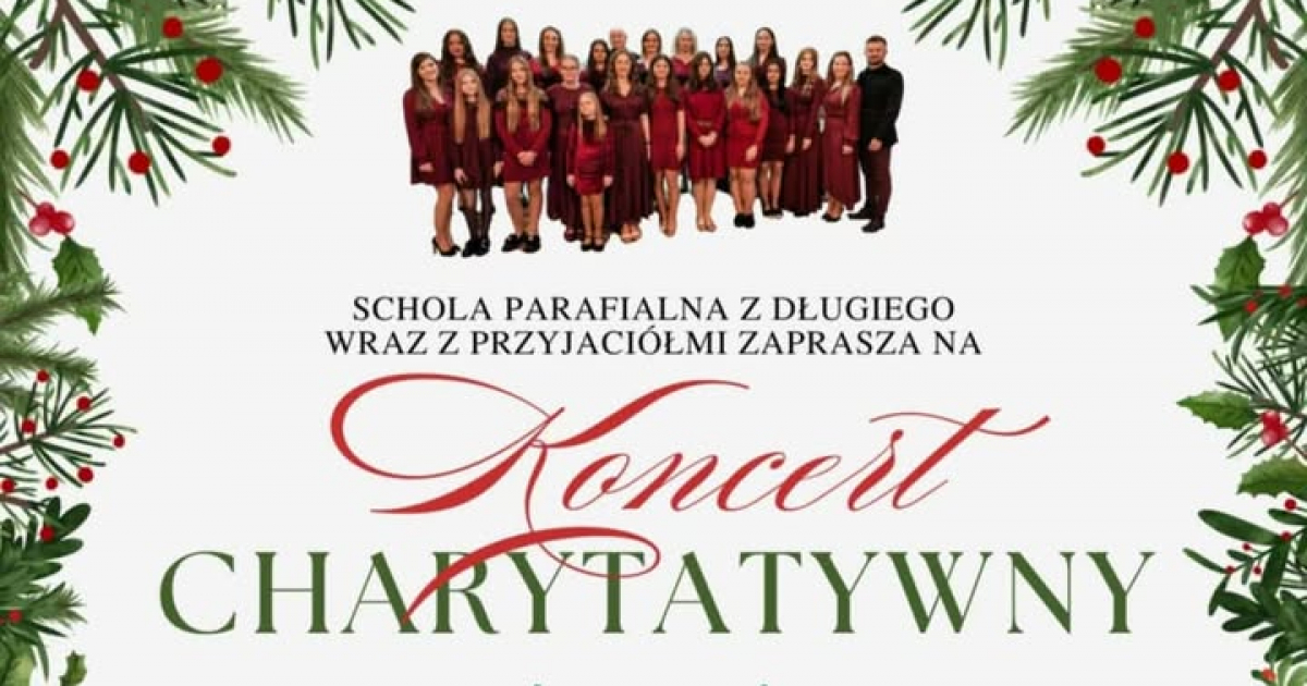 Koncert charytatywny w Długiem. Wspólne kolędowanie dla Ignasia