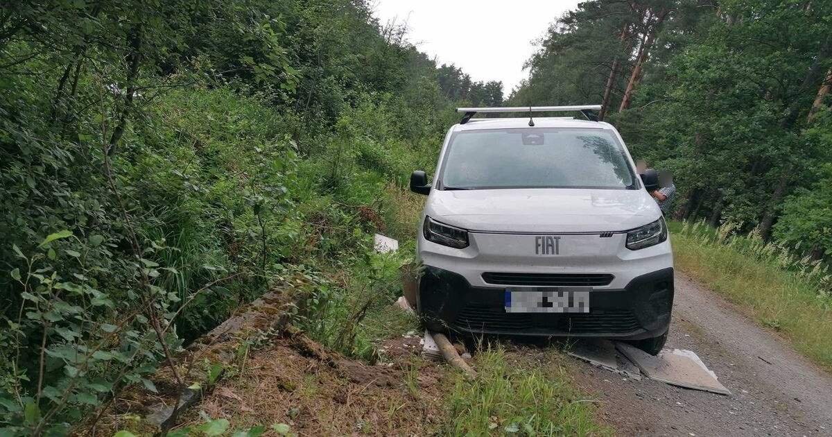 PODKARPACIE. Zabrał firmowe auto i porzucił w lesie. 21-latek odpowie przed sądem