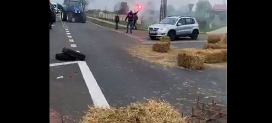 Protesty rolników na drogach Podkarpacia! (VIDEO)