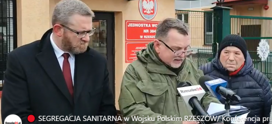 RZESZÓW : SEGREGACJA SANITARNA w Wojsku Polskim! KONFEDERACJA: Grzegorz Braun Andrzej Zapałowski Więcej na www.tvPolska.pl