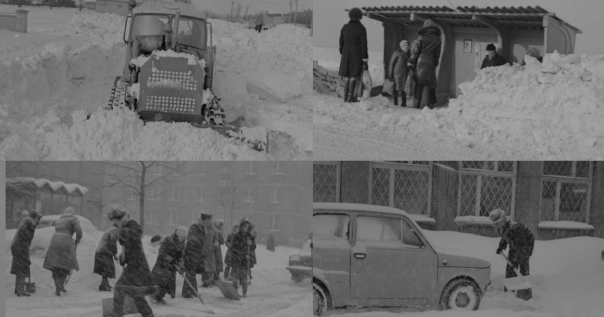 Tak wyglądała zima stulecia. Pogodowy kataklizm i kraj sparaliżowany aż do wiosny [VIDEO, ZDJĘCIA]