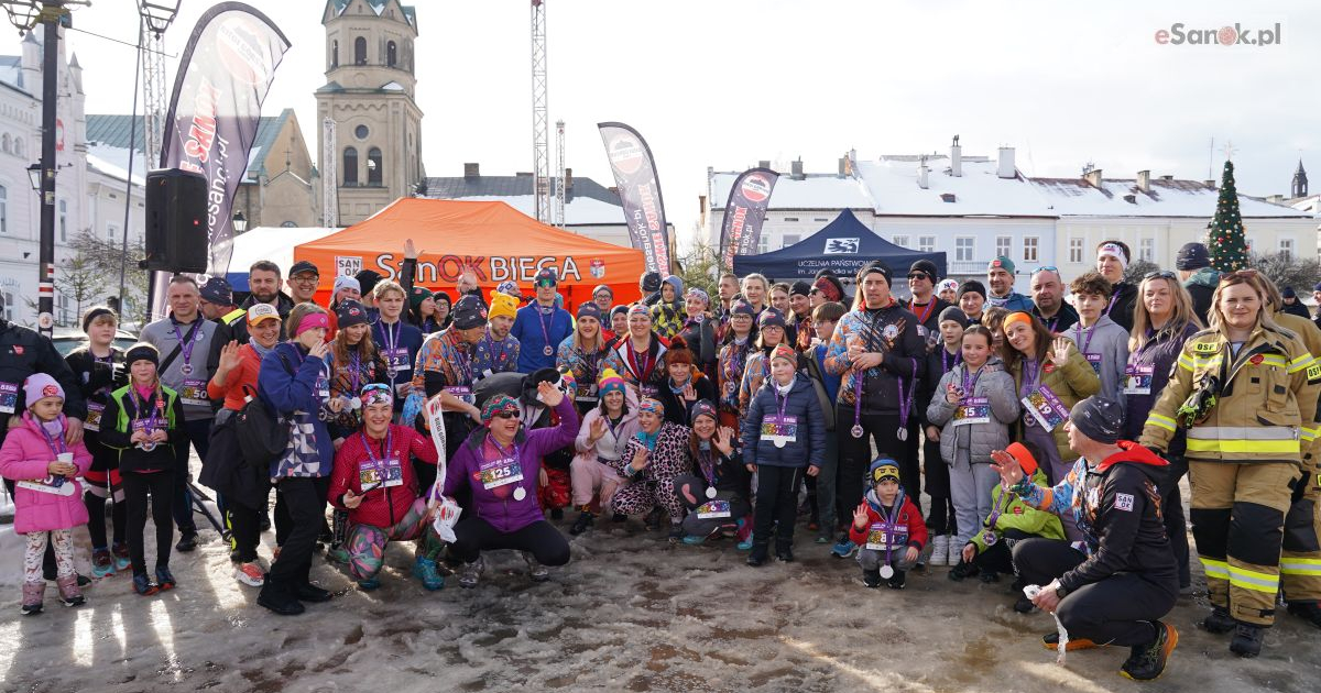 Finał WOŚP w Sanoku! Bieg „Policz się z cukrzycą” [VIDEO, ZDJĘCIA]