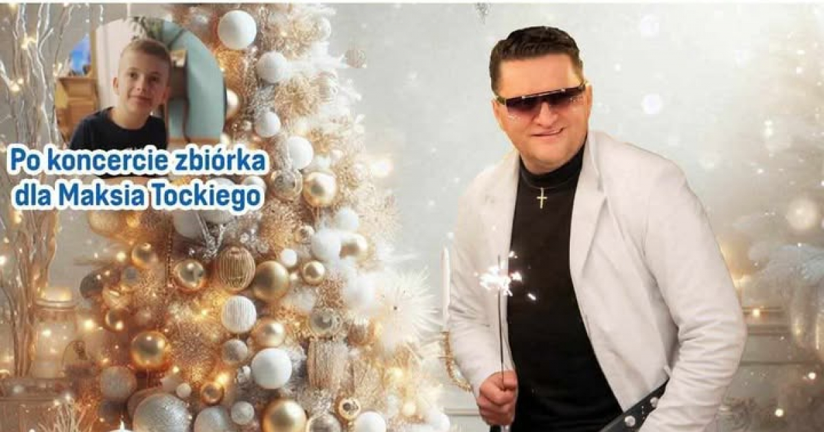 WOŁKOWYJA: Koncert kolęd w wykonaniu Kordiana. Pomoc dla Maksa Tockiego