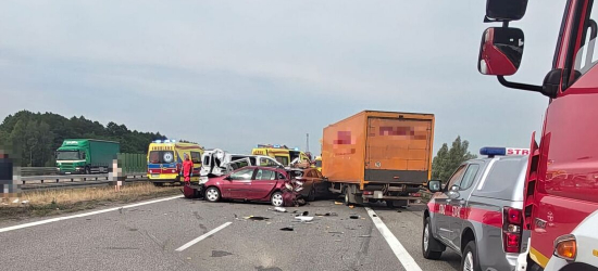 PODKARPACIE. Dwa wypadki na autostradzie A4. Droga w kierunku Krakowa zablokowana
