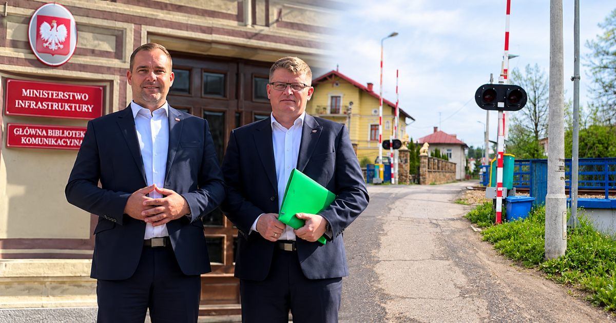 SANOK: Co dalej z przejazdem kolejowym Wesoła–Kołłątaja? Samorządowcy z interwencją w ministerstwie!