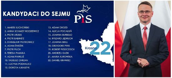 PiS ogłosiło listy kandydatów. Realna szansa na posła z Sanoka (FOTO)