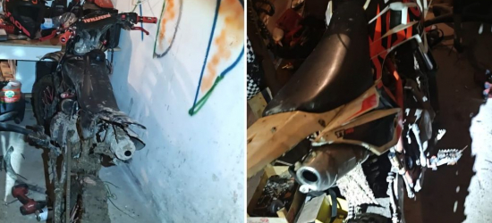 Ucieczka na jednym kole przed policją. Dwa crossy, dwóch 14-latków i brak tablic!