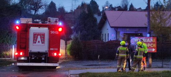 SANOK: Pożar domu na Olchowcach. Fałszywy alarm (VIDEO, FOTO)