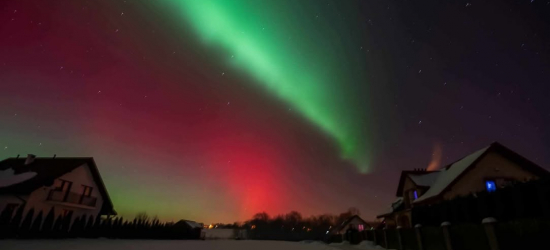 Za nami magiczna noc! Zorza polarna zachwyciła kolorami [ZDJĘCIA]