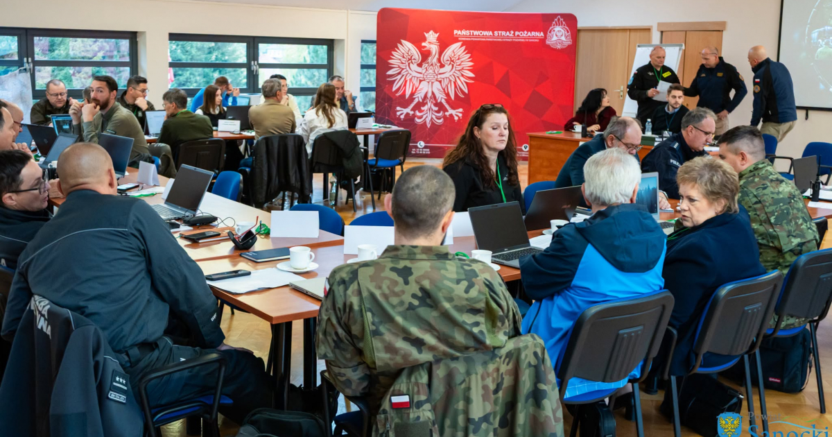 „Reakcja 2026” w Sanoku. Służby sprawdzały gotowość na sytuacje kryzysowe