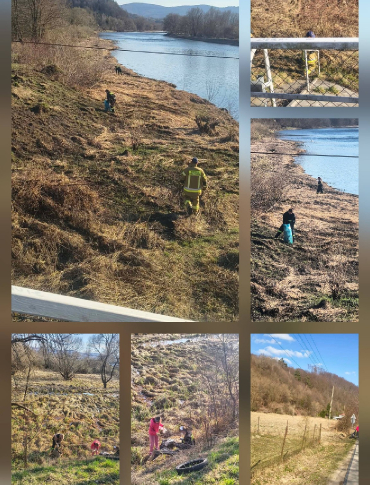 GMINA SANOK: Wielkie sprzątanie Doliny Sanu. „Ilość uczestników to sukces, ale ogrom śmieci przeraża!” [ZDJĘCIA]