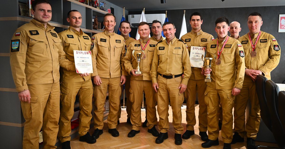 Strażacy z Leska i Ustrzyk Dolnych na podium Mistrzostw Polski! [ZDJĘCIA]