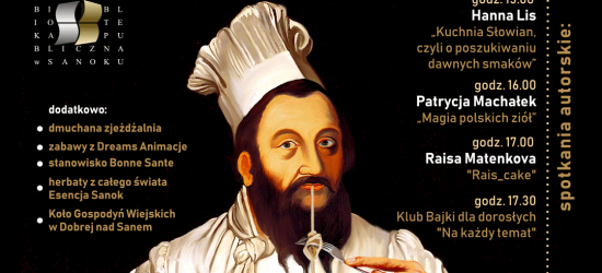 „Biblioteka od kuchni” – zdrowotna i smakowita uczta w ogrodzie sanockiej biblioteki