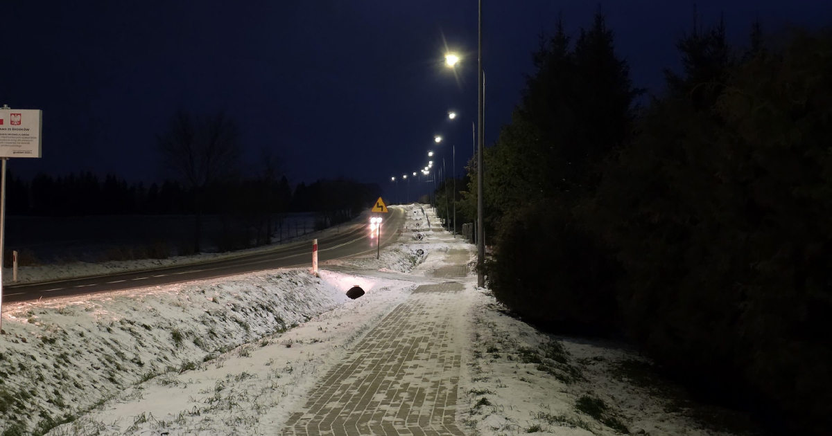 GMINA SANOK: Nowoczesne i energooszczędne oświetlenie. Zakończono istotną inwestycję