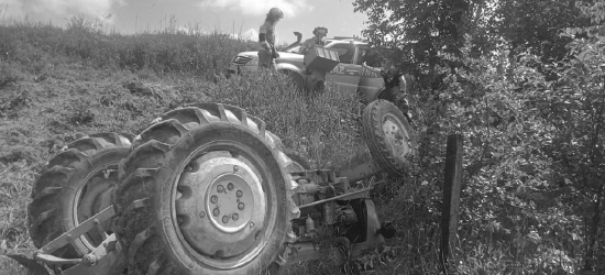 Tragedia w Przysietnicy. Traktorzysta zginął pod kołami ciągnika