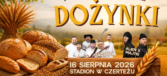 CZERTEŻ: Zapowiada się szampańska zabawa! Powiatowo-Gminne Dożynki 2026 [PROGRAM]