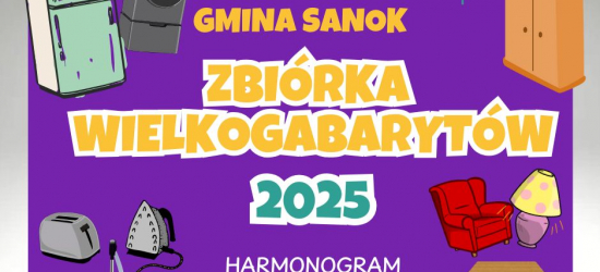 GMINA SANOK: Wiosenna zbiórka odpadów wielkogabarytowych