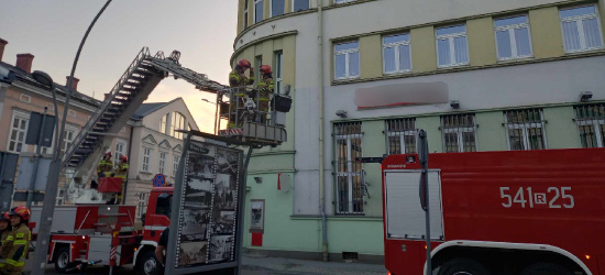 Alarm przeciwpożarowy w banku. Akcja strażaków (ZDJĘCIA)