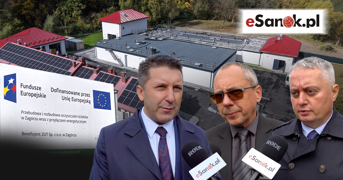 ZAGÓRZ: Zmodernizowana oczyszczalnia ścieków oficjalnie otwarta! (VIDEO, ZDJĘCIA)