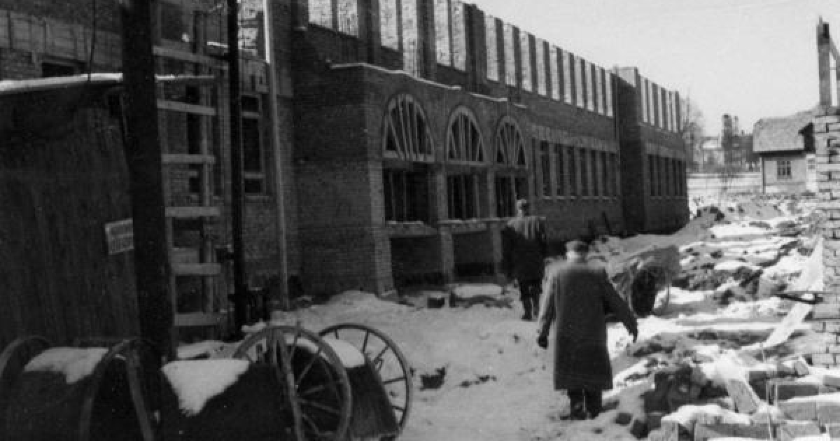 Archiwalne zdjęcia z budowy „nowego” szpitala w Sanoku