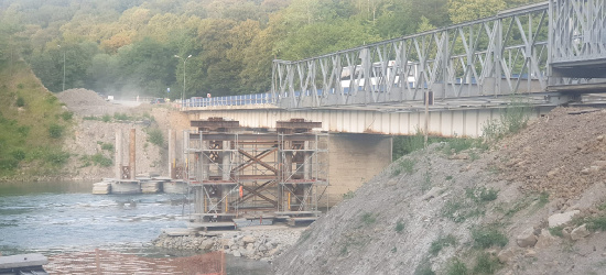 UWAGA KIEROWCY! Tymczasowy most w Solinie (ZDJĘCIA)