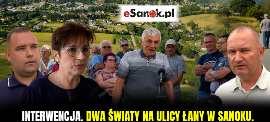 INTERWENCJA. Dwa światy na ulicy Łany w Sanoku. „Egipskie ciemności” i brak kanalizacji [VIDEO]
