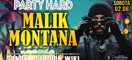 Malik Montana zagra w Sanoku! Koncert już 2 sierpnia na stadionie WIKI