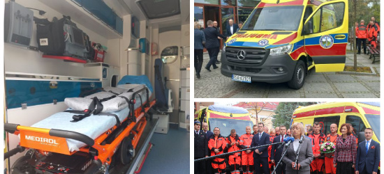 Uroczyste przekazanie nowych ambulansów Bieszczadzkiemu Pogotowiu Ratunkowemu (ZDJĘCIA, VIDEO)