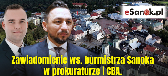 Zawiadomienie ws. burmistrza Sanoka w prokuraturze i CBA. Tomasz Matuszewski odpowiada