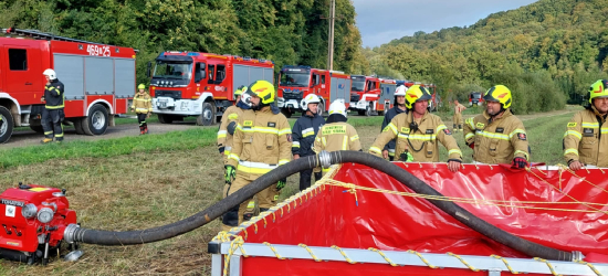 Ćwiczenia Powiatowej Kompanii Zaopatrzenia Wodnego w Zwierzyniu [ZDJĘCIA]